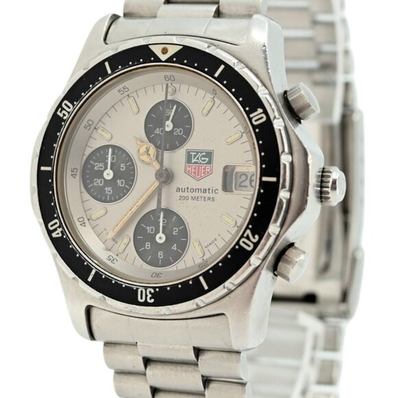 Tag Heuer Men's 37mm Professional 2000 Series Automatic Chrono Watch Ref 870.206 - Picture 2 of 9